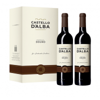 Conjunto Vinho Castello D´Alba Colheita Tinto 750ML